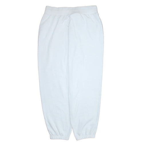 Nike Men's White XL Sweatpants Fleece Regular Fit Activewear Trousers