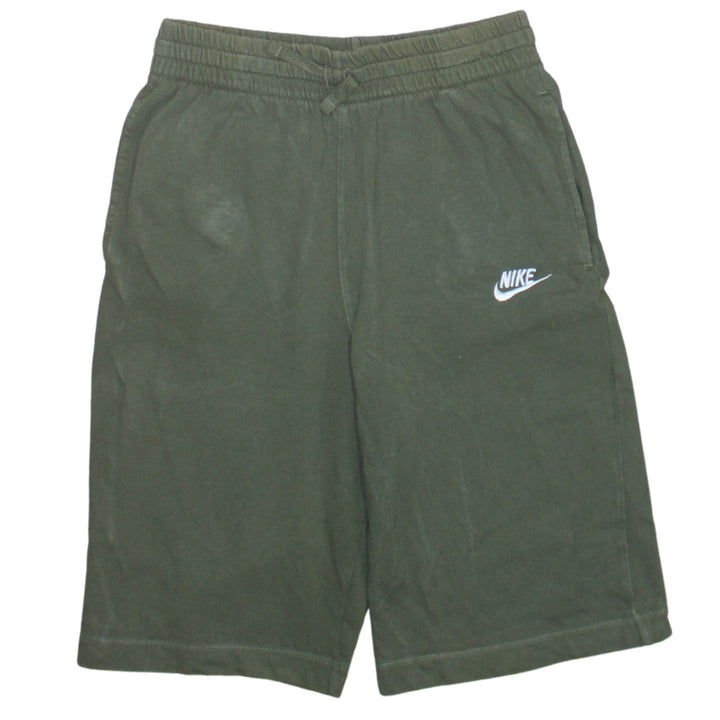 Nike Boys Green XL Athletic Shorts Standard Fit Drawstring Pockets