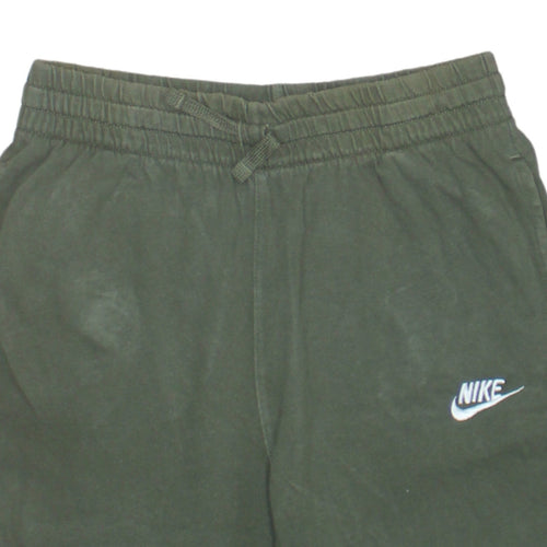 Nike Boys Green XL Athletic Shorts Standard Fit Drawstring Pockets