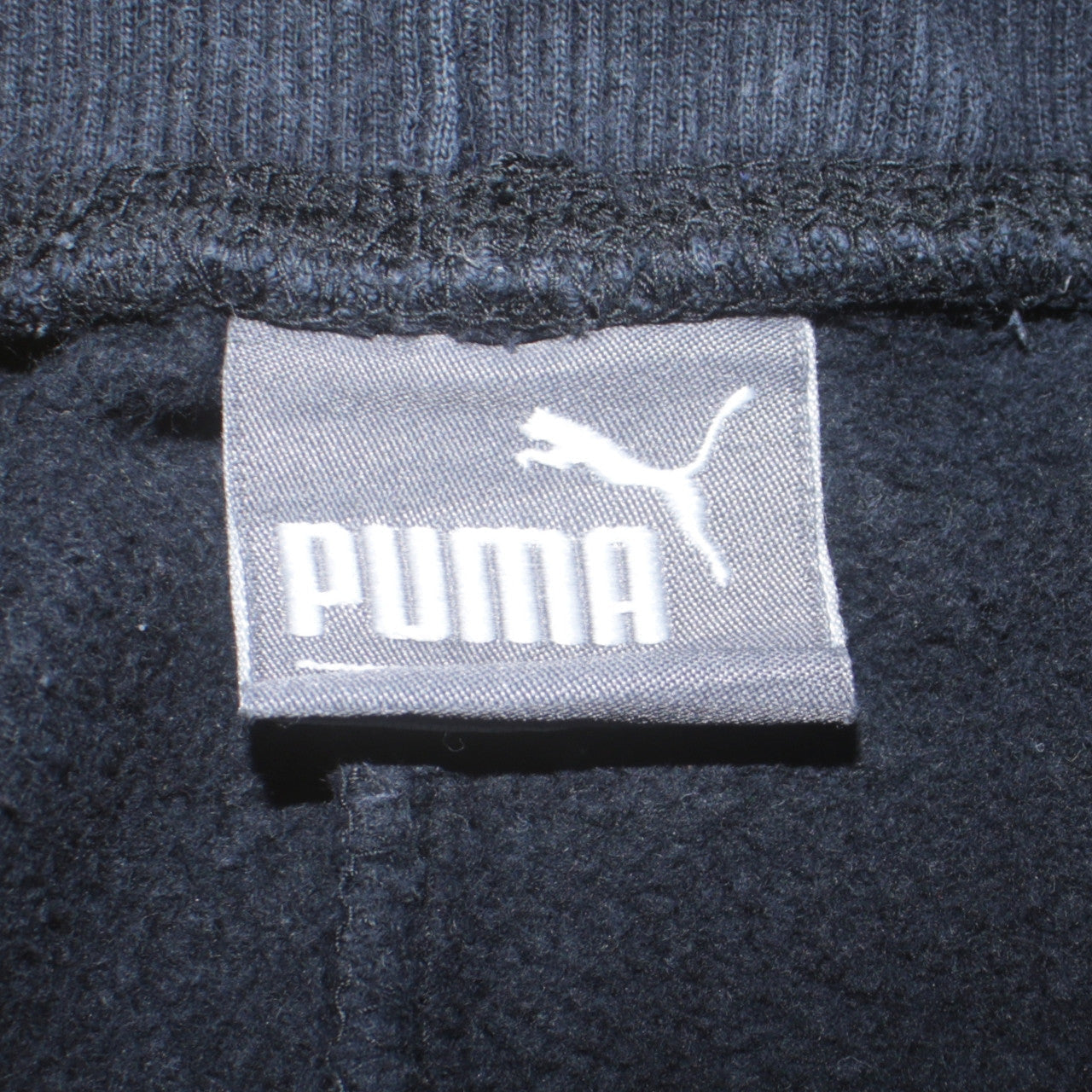 Puma Men's Black Fleece Jogger Sweatpants Size M
