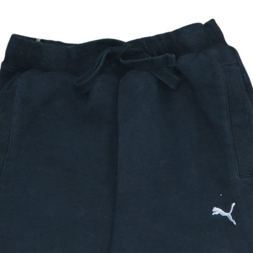 Puma Men's Black Fleece Jogger Sweatpants Size M