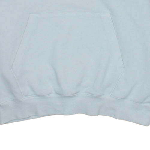 Champion Men's White Small Pullover Hoodie Embroidered Logo Fleece