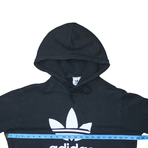 Adidas Men’s Black Pullover Hoodie M Logo Fleece Sportswear