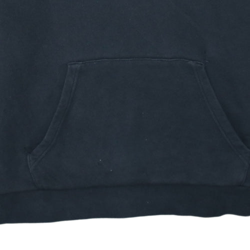 Adidas Men’s Black Pullover Hoodie M Logo Fleece Sportswear