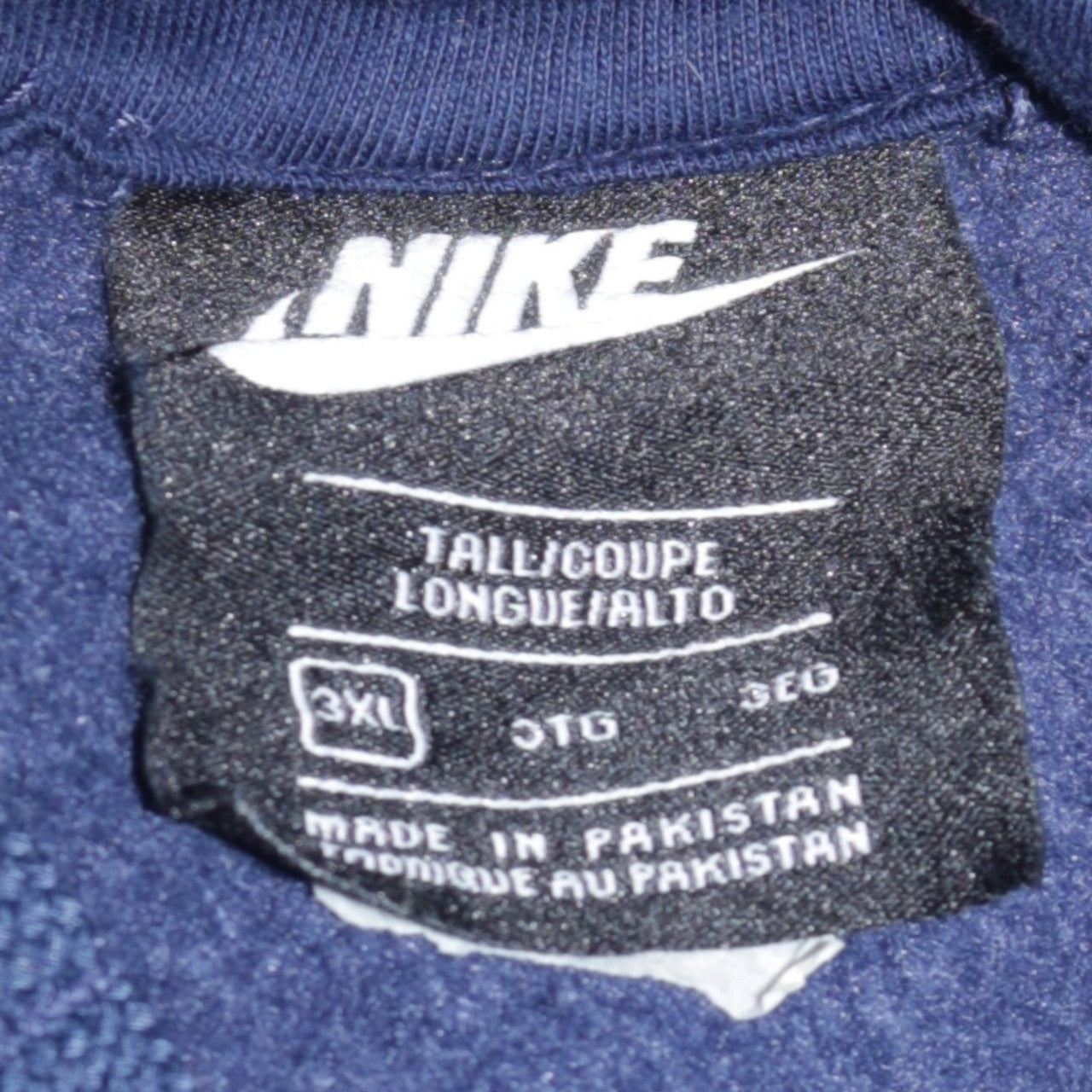 Nike Men's Navy Blue 3XL Tall Pullover Hoodie Sweatshirt