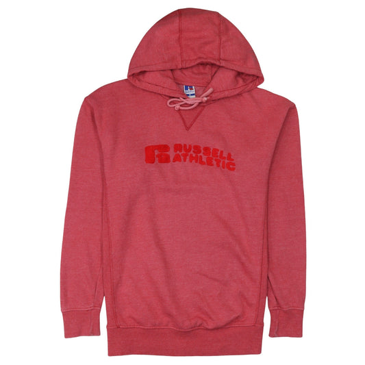 Russell Athletic Men's Red Pullover Hoodie Size M Fleece Sportswear