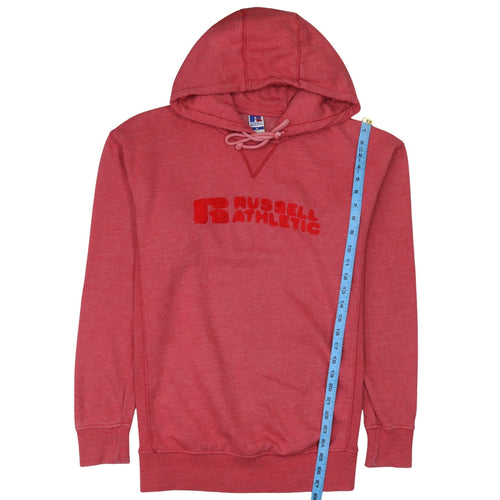 Russell Athletic Men's Red Pullover Hoodie Size M Fleece Sportswear
