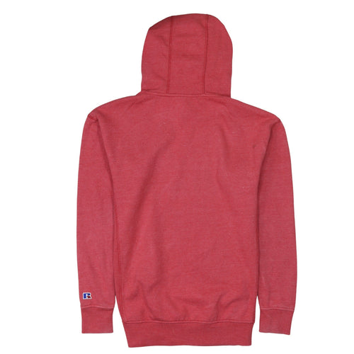 Russell Athletic Men's Red Pullover Hoodie Size M Fleece Sportswear