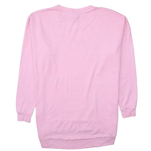 Disney Teens Pink Pluto Christmas Pullover Sweatshirt Size 10-12