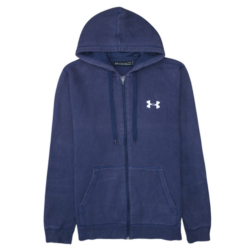 Under Armour Men's Navy Full Zip Hoodie Size L ColdGear