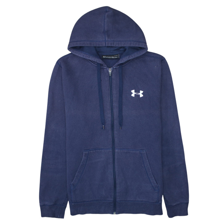 Under Armour Men's Navy Full Zip Hoodie Size L ColdGear