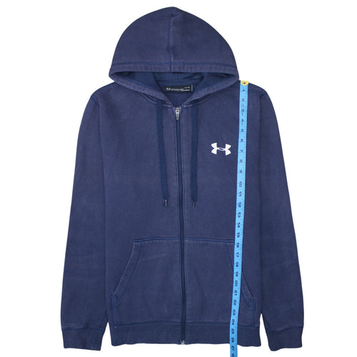 Under Armour Men's Navy Full Zip Hoodie Size L ColdGear