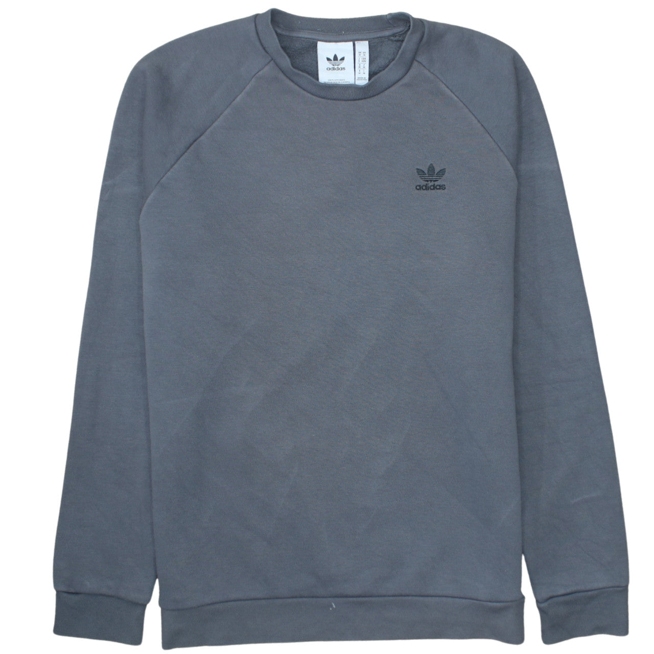 Adidas Men's Grey Crew Neck Sweatshirt M Pullover Fleece