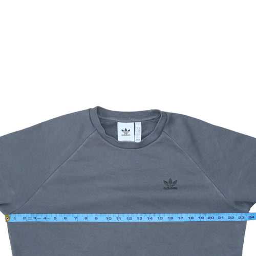 Adidas Men's Grey Crew Neck Sweatshirt M Pullover Fleece