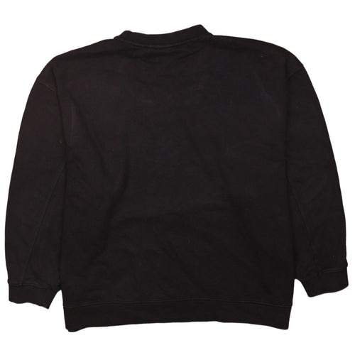 Adidas Womens Black XL Pullover Sweatshirt Crew Neck Classic Logo