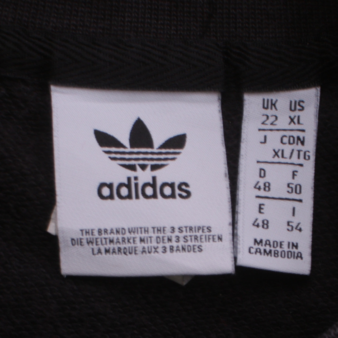 Adidas Womens Black XL Pullover Sweatshirt Crew Neck Classic Logo