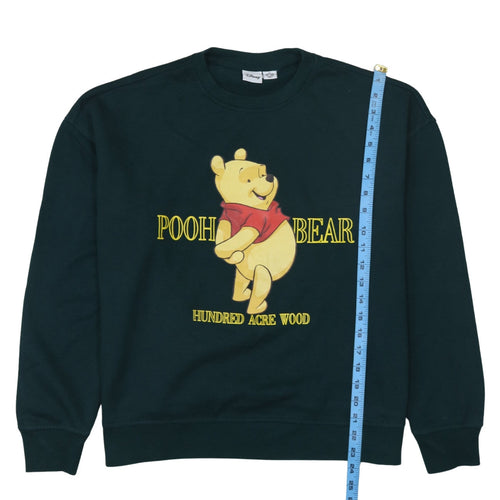 Disney Women's Green Winnie the Pooh Pullover Sweatshirt Size M