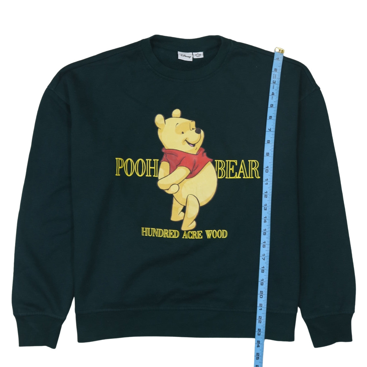 Disney Women's Green Winnie the Pooh Pullover Sweatshirt Size M