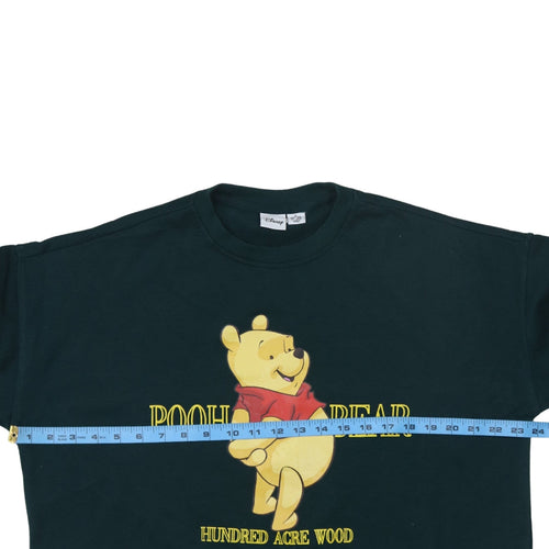 Disney Women's Green Winnie the Pooh Pullover Sweatshirt Size M