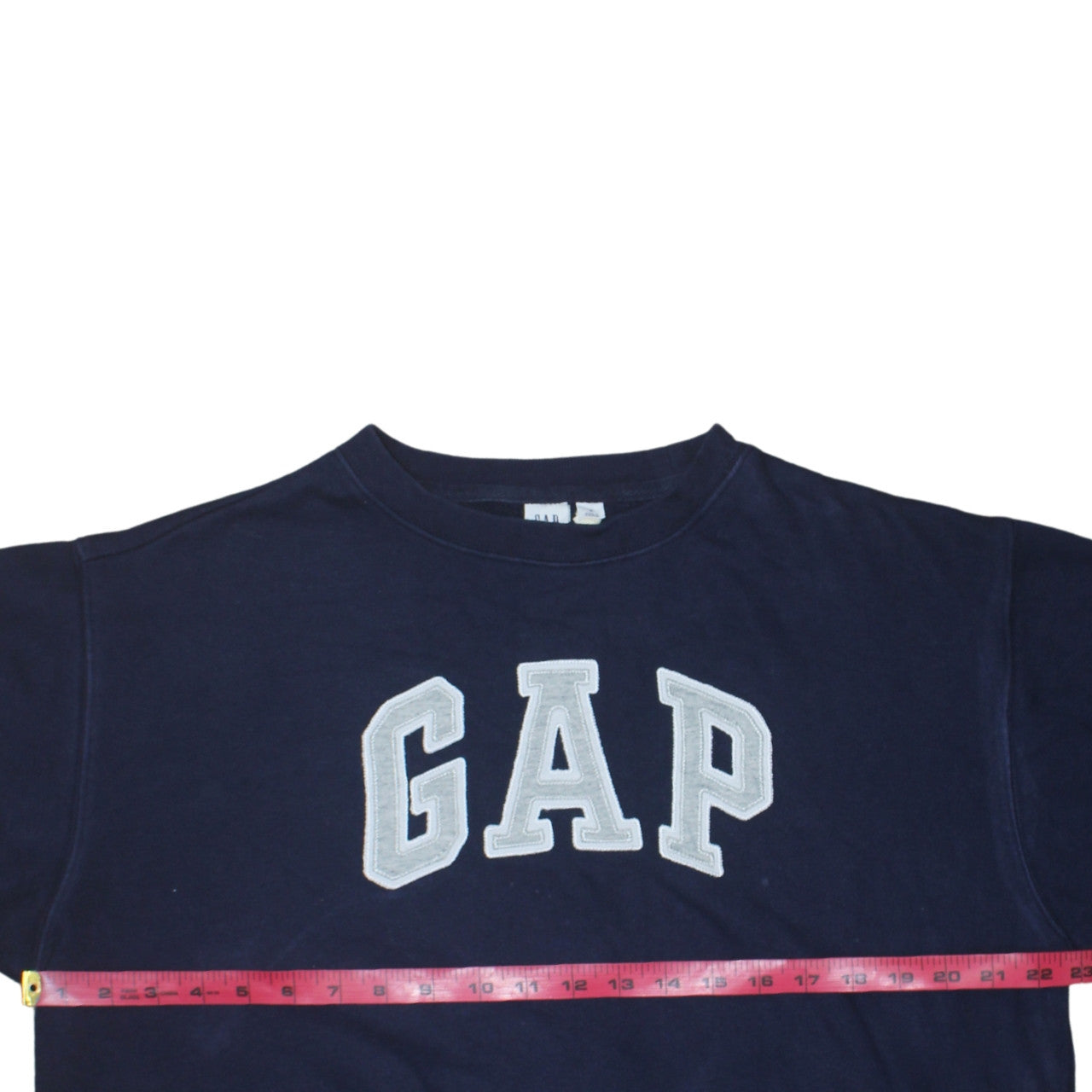 GAP Womens Navy Blue Logo Pullover Sweatshirt Size M