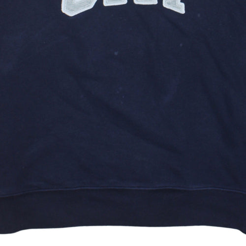 GAP Womens Navy Blue Logo Pullover Sweatshirt Size M