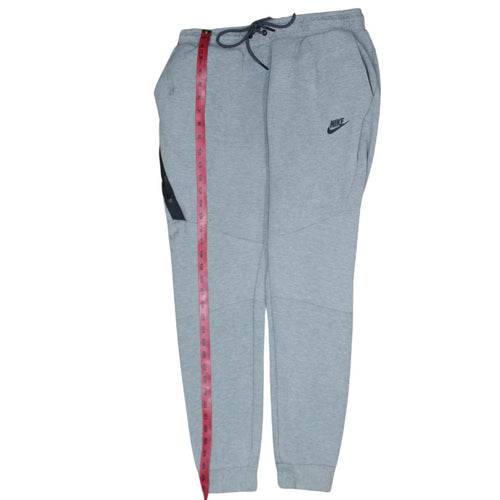 Nike Men's Grey Jogger Sweatpants L Drawstring Comfort Fit