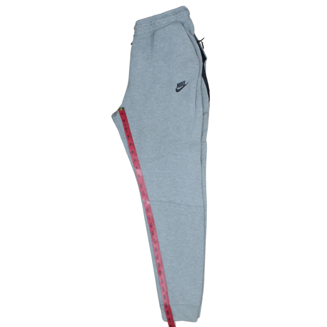Nike Men's Grey Jogger Sweatpants L Drawstring Comfort Fit