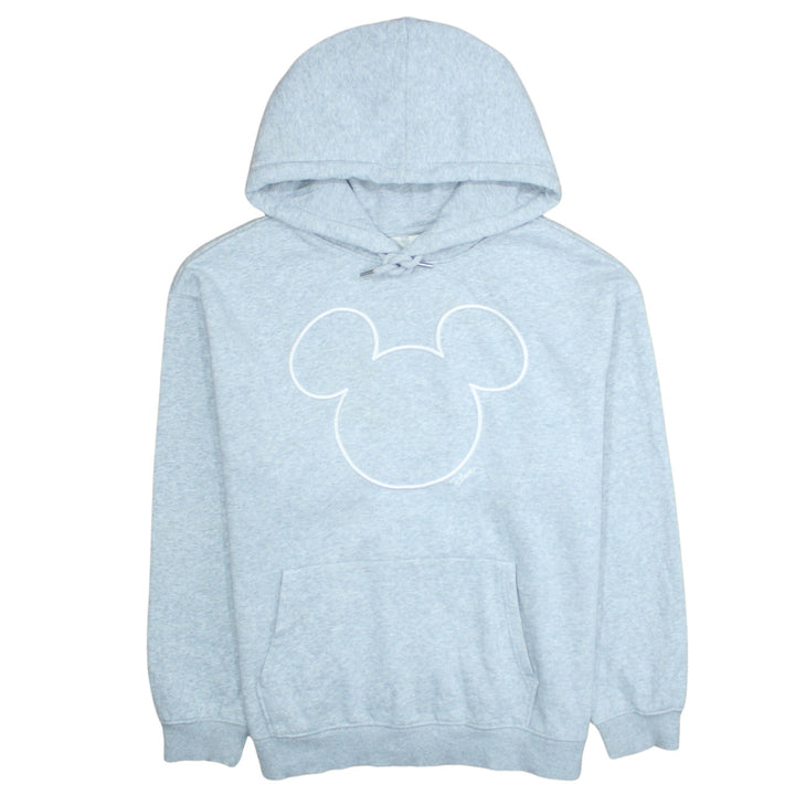H&M Disney Womens Grey Hooded Pullover Hoodie Size Large Cotton Blend
