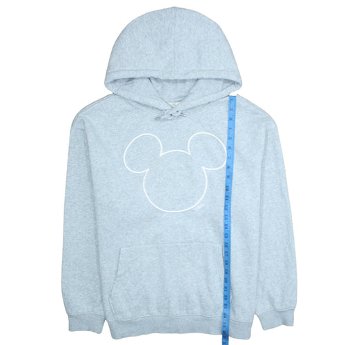 H&M Disney Womens Grey Hooded Pullover Hoodie Size Large Cotton Blend