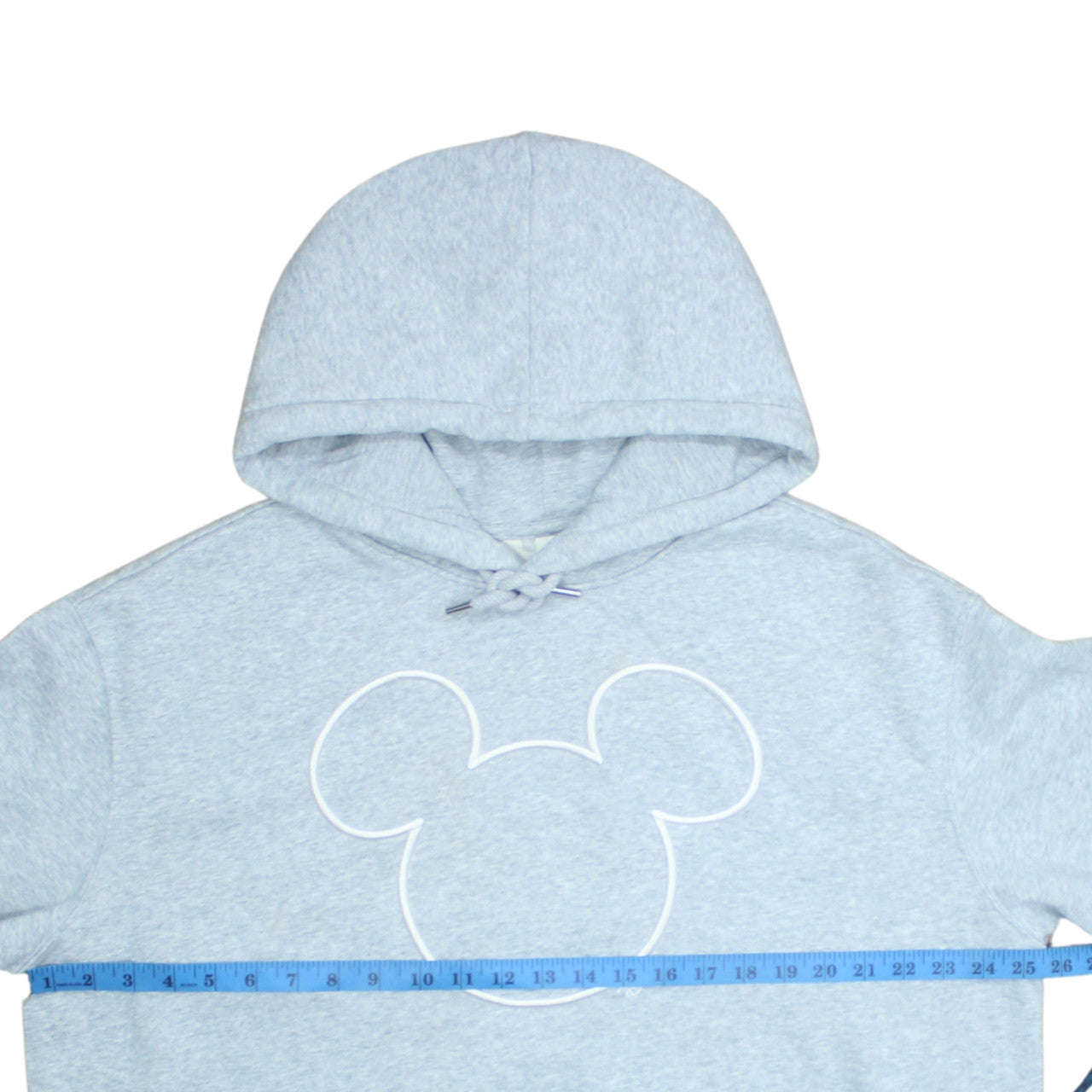 H&M Disney Womens Grey Hooded Pullover Hoodie Size Large Cotton Blend