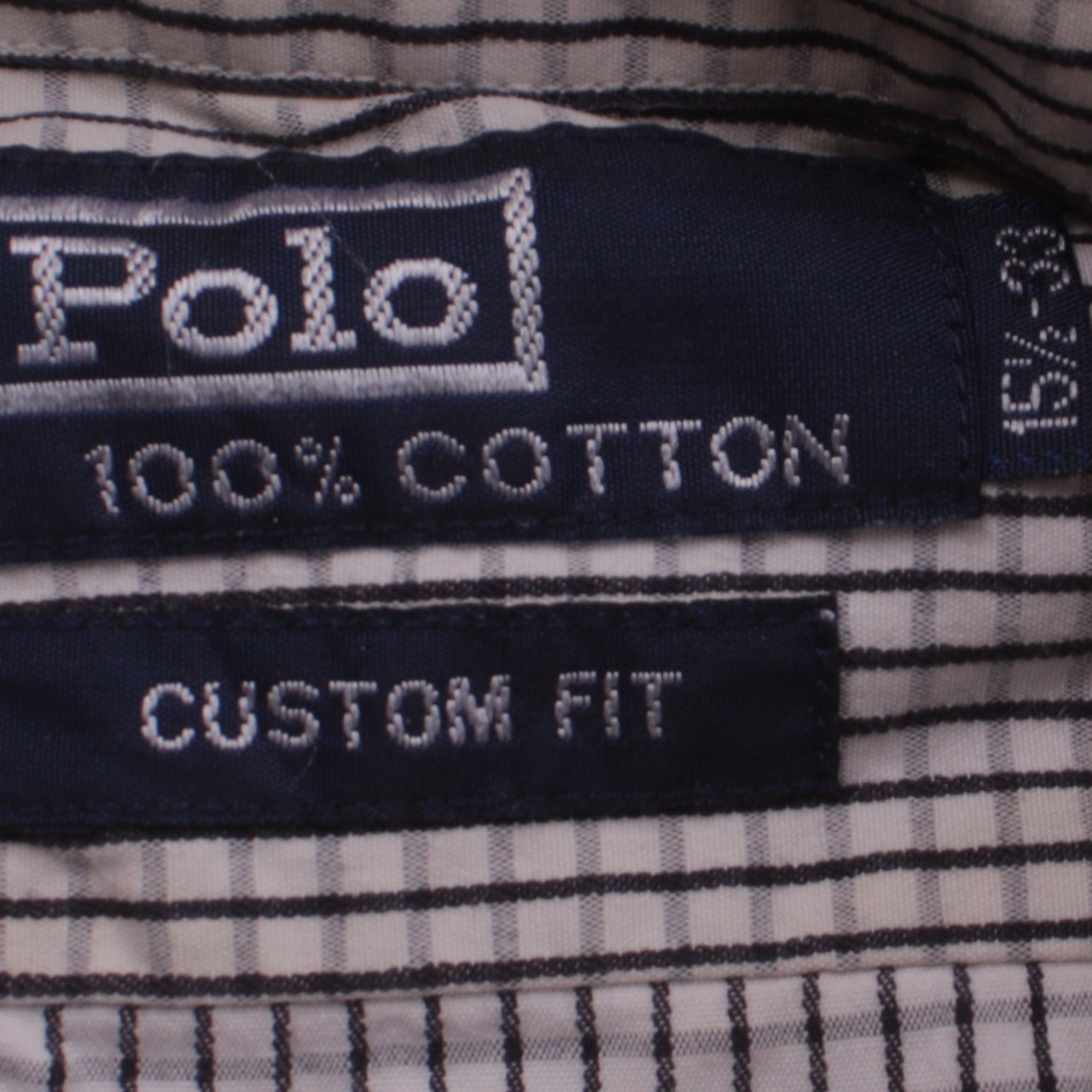 Polo Ralph Lauren Men's Brown Check Cotton Long Sleeve Shirt 15in Slim