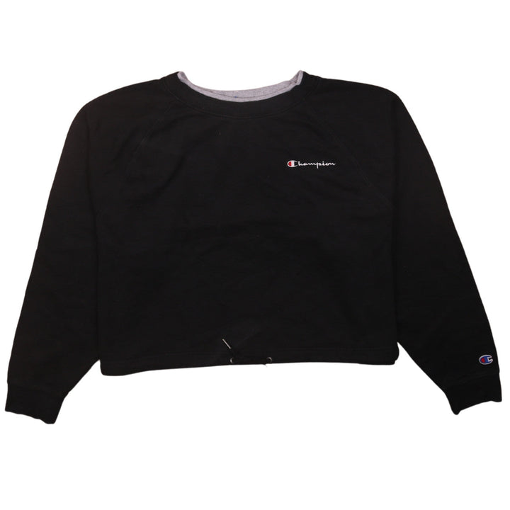 Champion Women's Black XL Crew Neck Pullover Sweatshirt