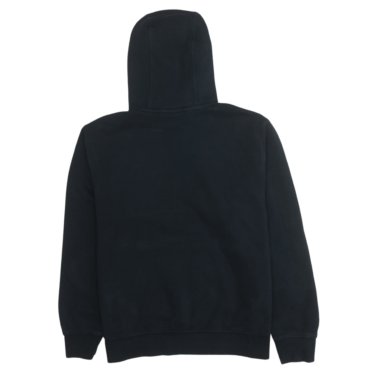 Nike Men's Black Pullover Hoodie L Regular Fit Fleece Logo Sweatshirt