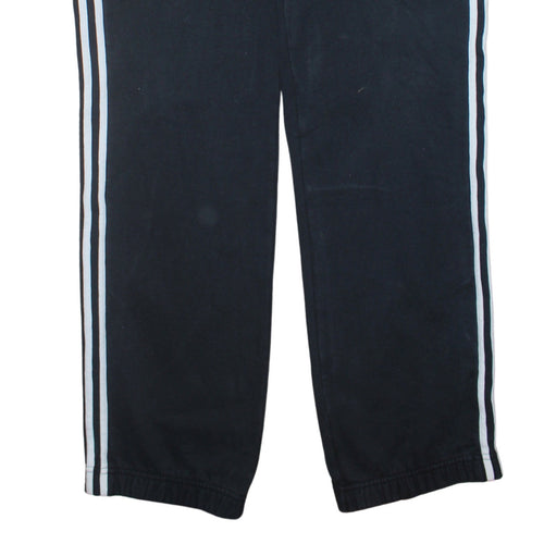Adidas Teens Black Track Pants 15-16Y Elastic Waist Activewear