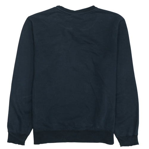 Puma Men's Black Medium Crew Neck Embroidered Logo Sweatshirt