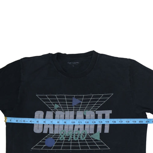 Carhartt WIP Men's Black 80s Retro Graphic Cotton T-Shirt Size L