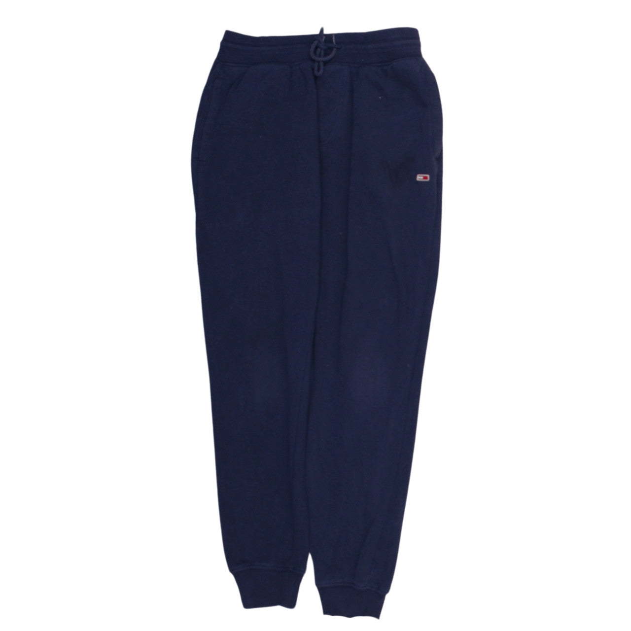 Tommy Jeans Men's Navy Blue Small Jogger Sweatpants with Drawstring Waist
