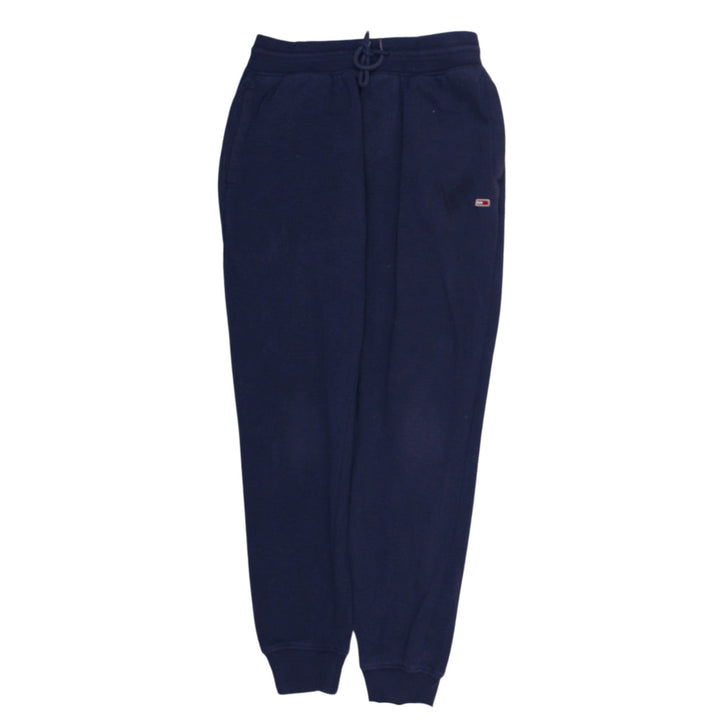 Tommy Jeans Men's Navy Blue Small Jogger Sweatpants with Drawstring Waist
