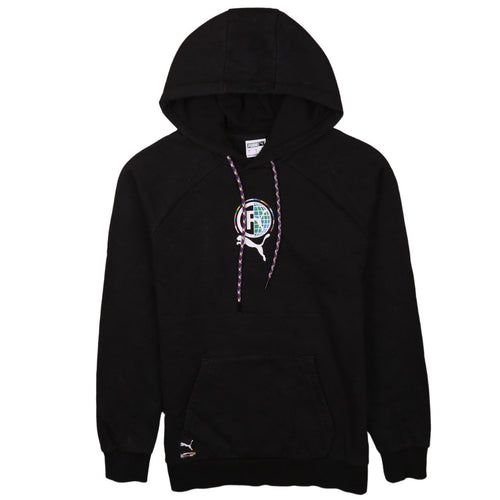 Puma Men's Black Graphic Pullover Hoodie Size S