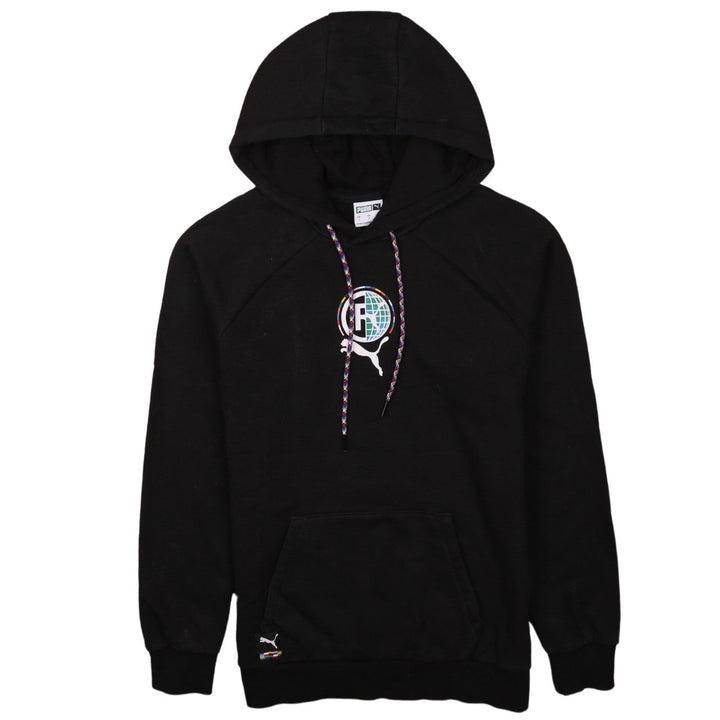 Puma Men's Black Graphic Pullover Hoodie Size S