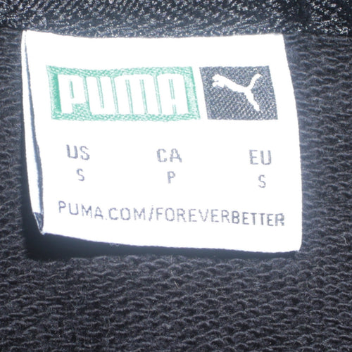 Puma Men's Black Graphic Pullover Hoodie Size S