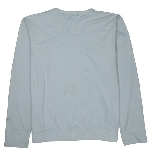 Puma Men's White XL Crew Neck Long Sleeve Sports Sweatshirt