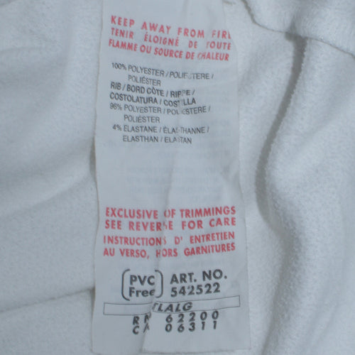Puma Men's White XL Crew Neck Long Sleeve Sports Sweatshirt