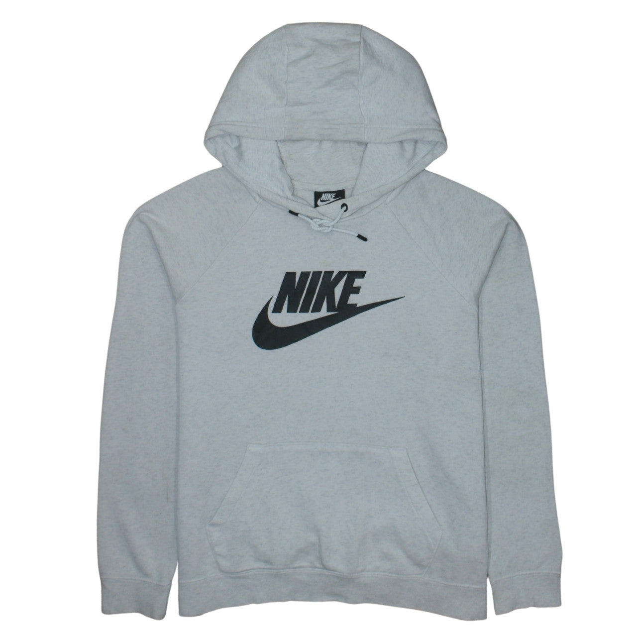 Nike Men's Grey Pullover Hoodie M Sports Logo Sweatshirt