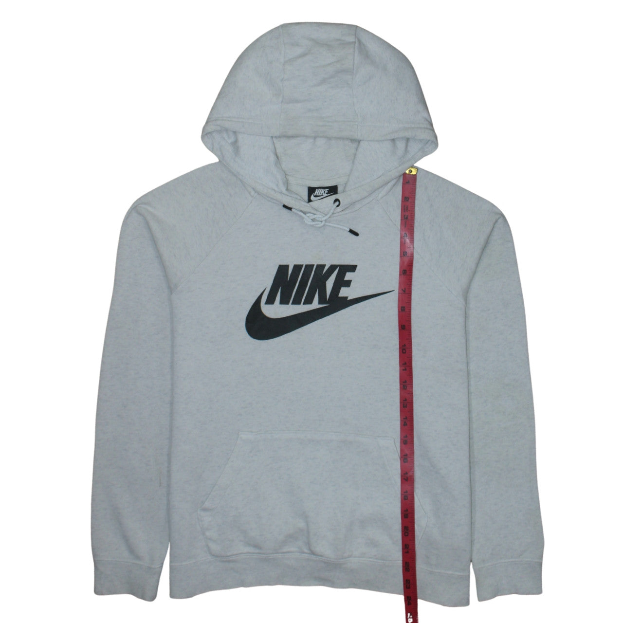 Nike Men's Grey Pullover Hoodie M Sports Logo Sweatshirt