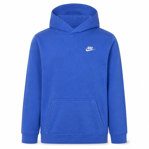 Nike Boys Blue XL Pullover Hoodie Sweatshirt Fleece Logo Casual Top