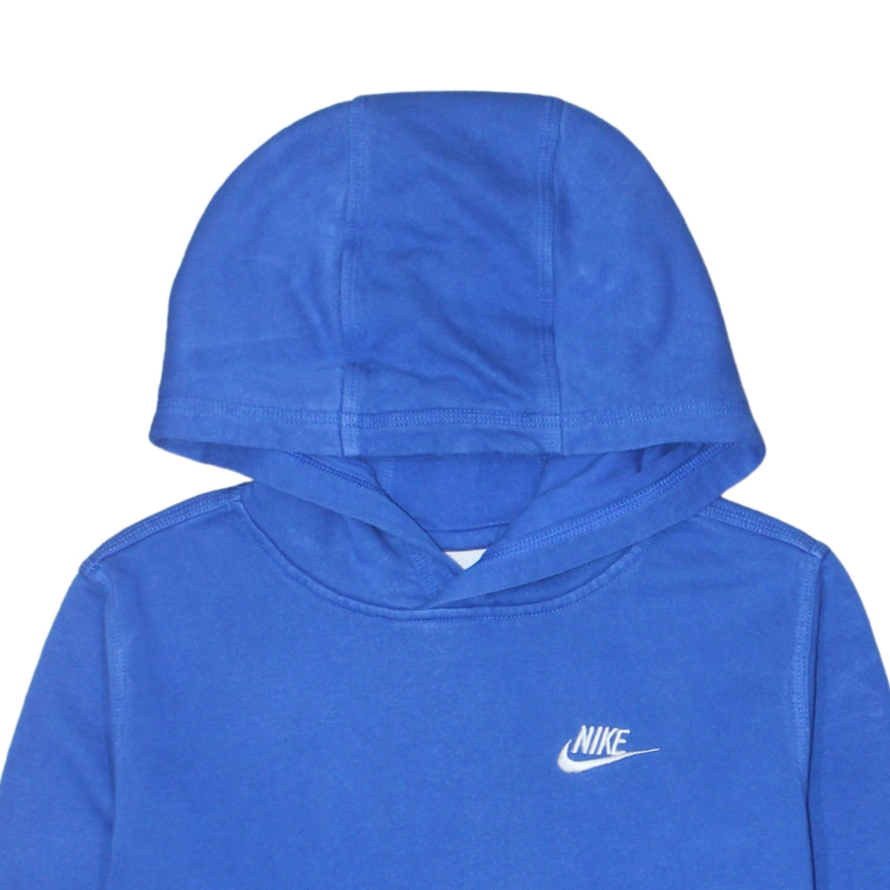 Nike Boys Blue XL Pullover Hoodie Sweatshirt Fleece Logo Casual Top