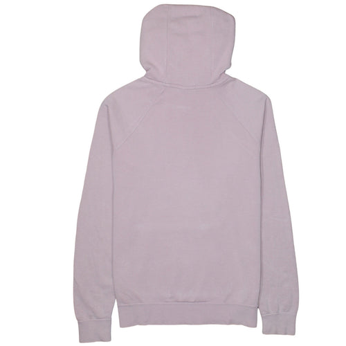 Nike Womens Pink Pullover Hoodie Small Cotton Blend Logo Sweatshirt
