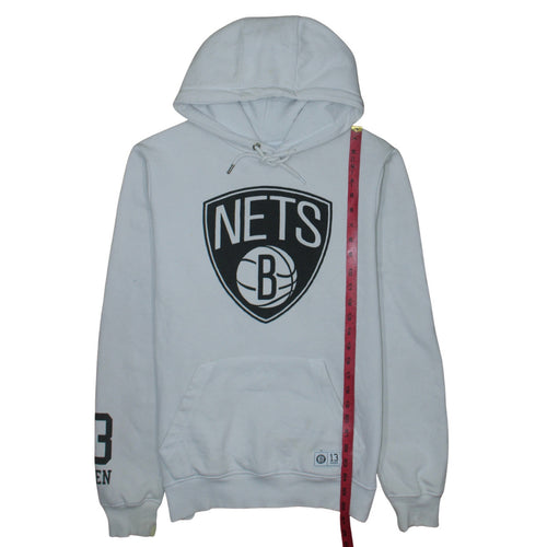 Primark NBA Brooklyn Nets Men's White Pullover Hoodie M