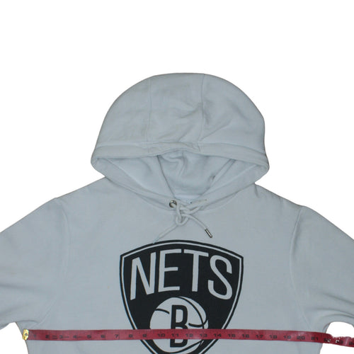 Primark NBA Brooklyn Nets Men's White Pullover Hoodie M